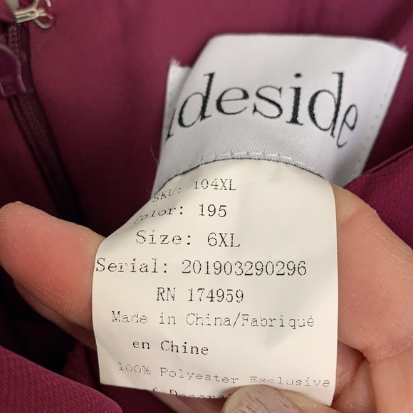 NWT Brideside bridesmaid Lucy dress in Berry 6XL - Picture 8 of 8